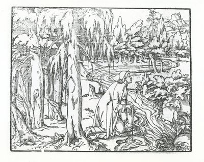 Page from Discours du Songe de Poliphile, by Francesco Colonna, 1546 by French School